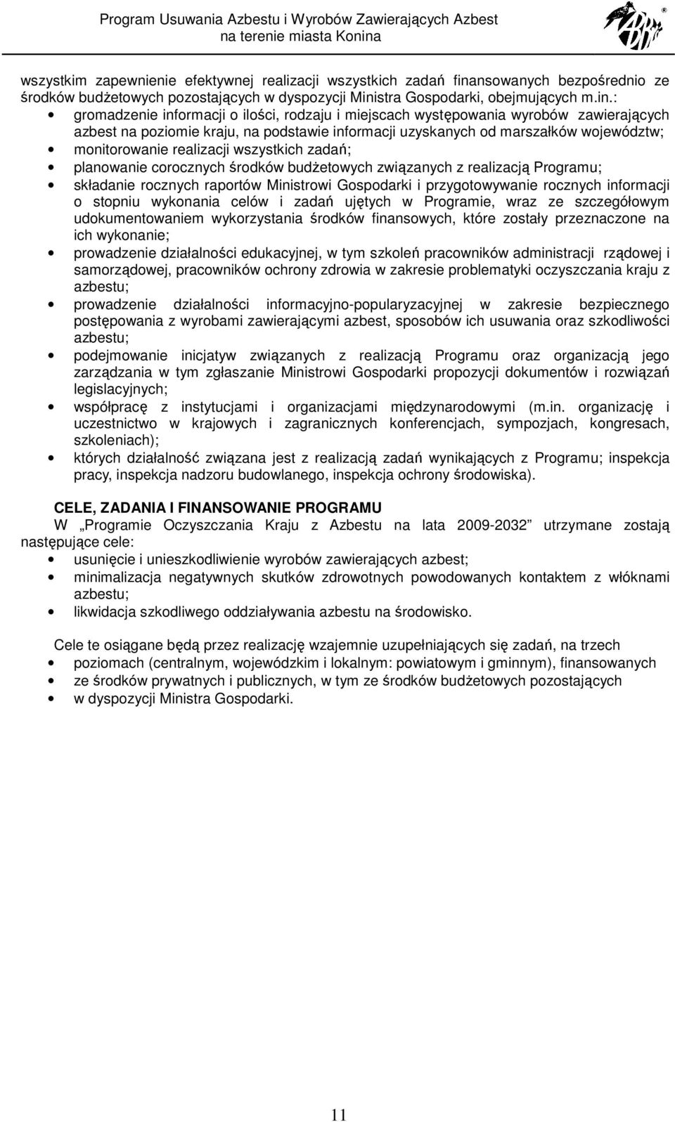 stra Gospodarki, obejmujących m.in.