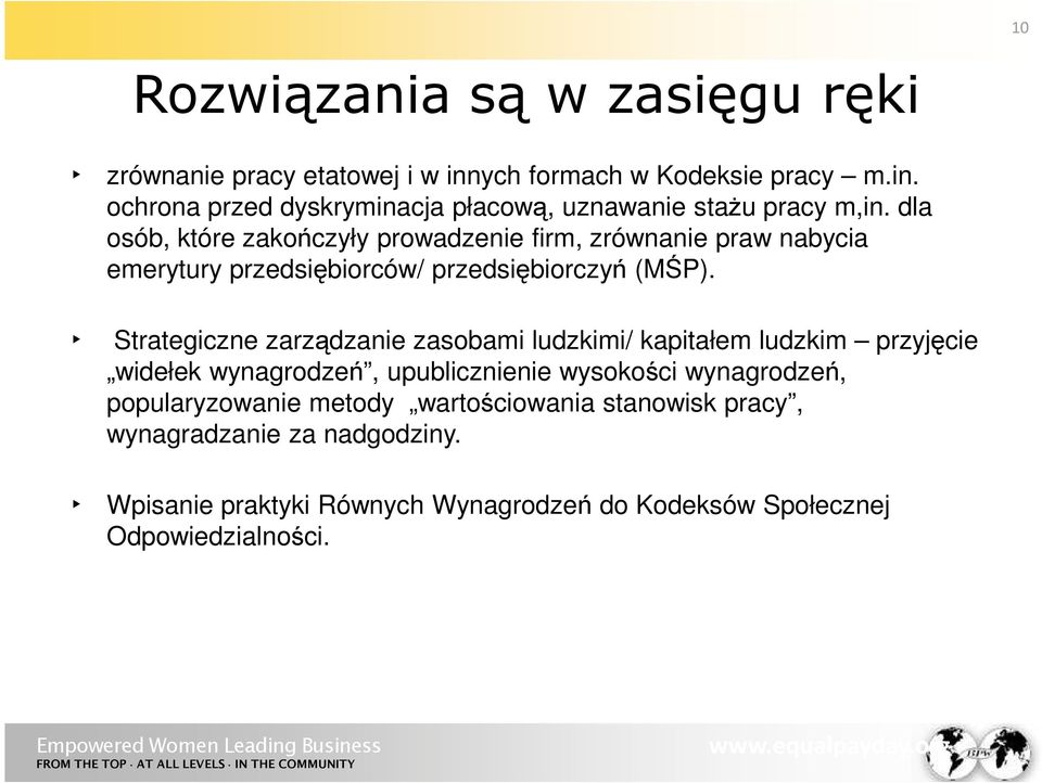 Strategiczne zarządzanie zasobami ludzkimi/ kapitałem ludzkim przyjęcie widełek wynagrodzeń, upublicznienie wysokości wynagrodzeń,
