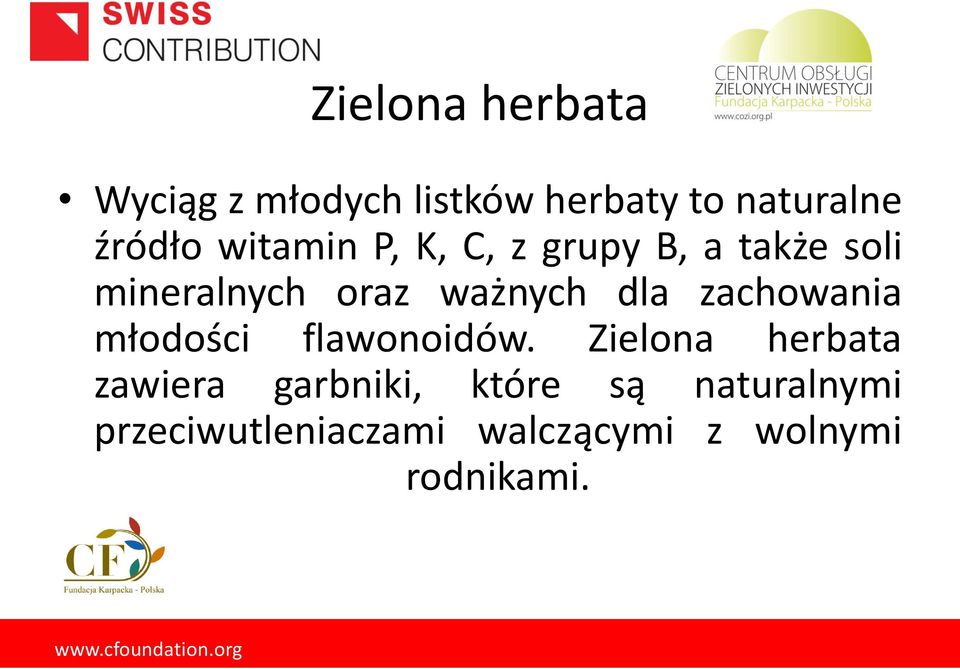 zachowania młodości flawonoidów.