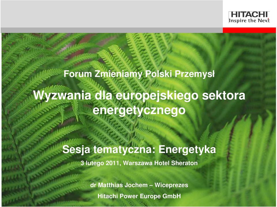tematyczna: Energetyka 3 luteg 2011, Warszawa