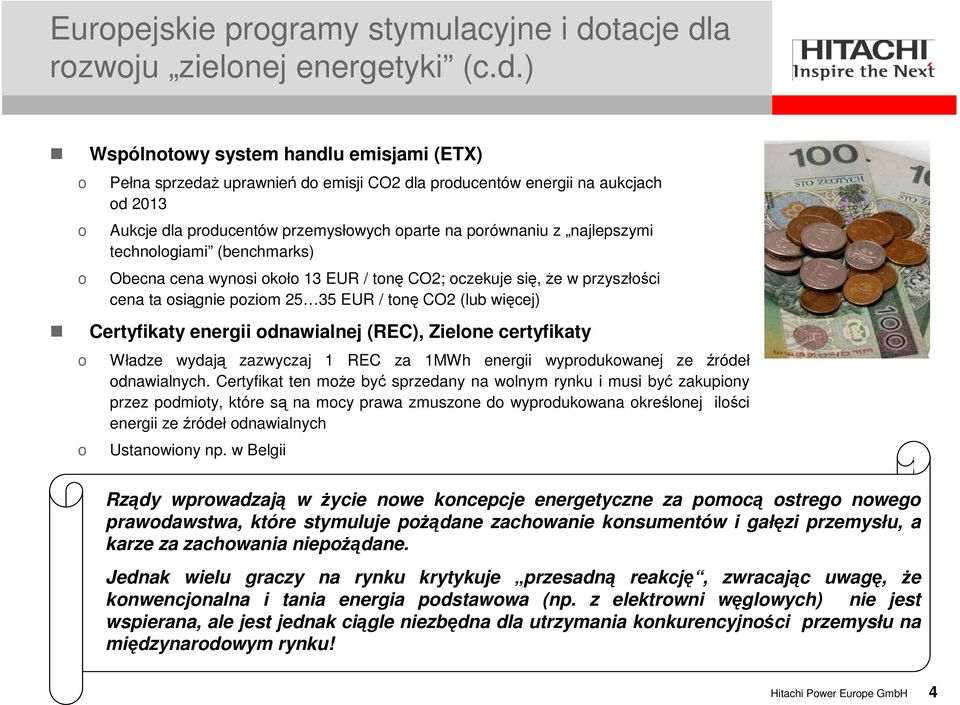 a rzwju zielnej energetyki (c.d.