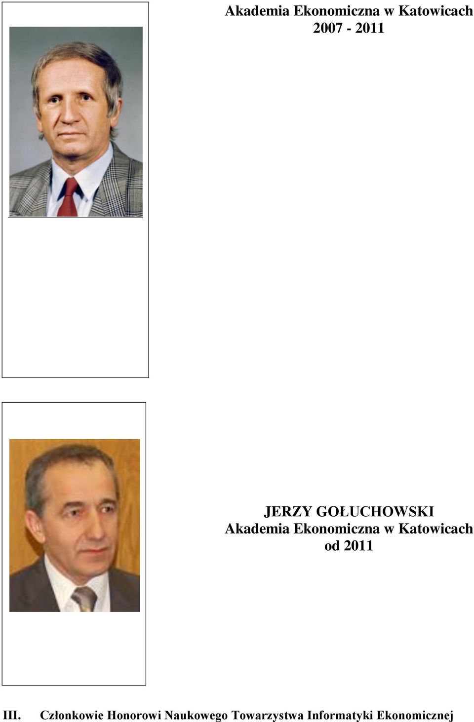 Katowicach od 2011 III.