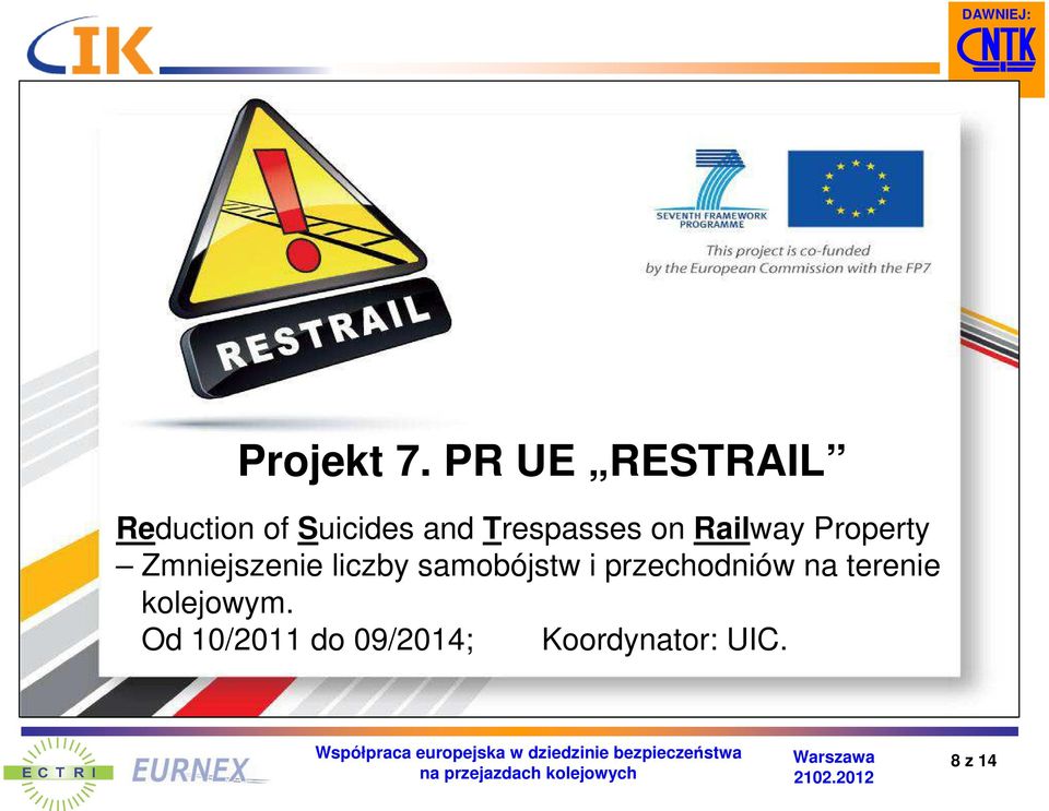 Trespasses on Railway Property Zmniejszenie