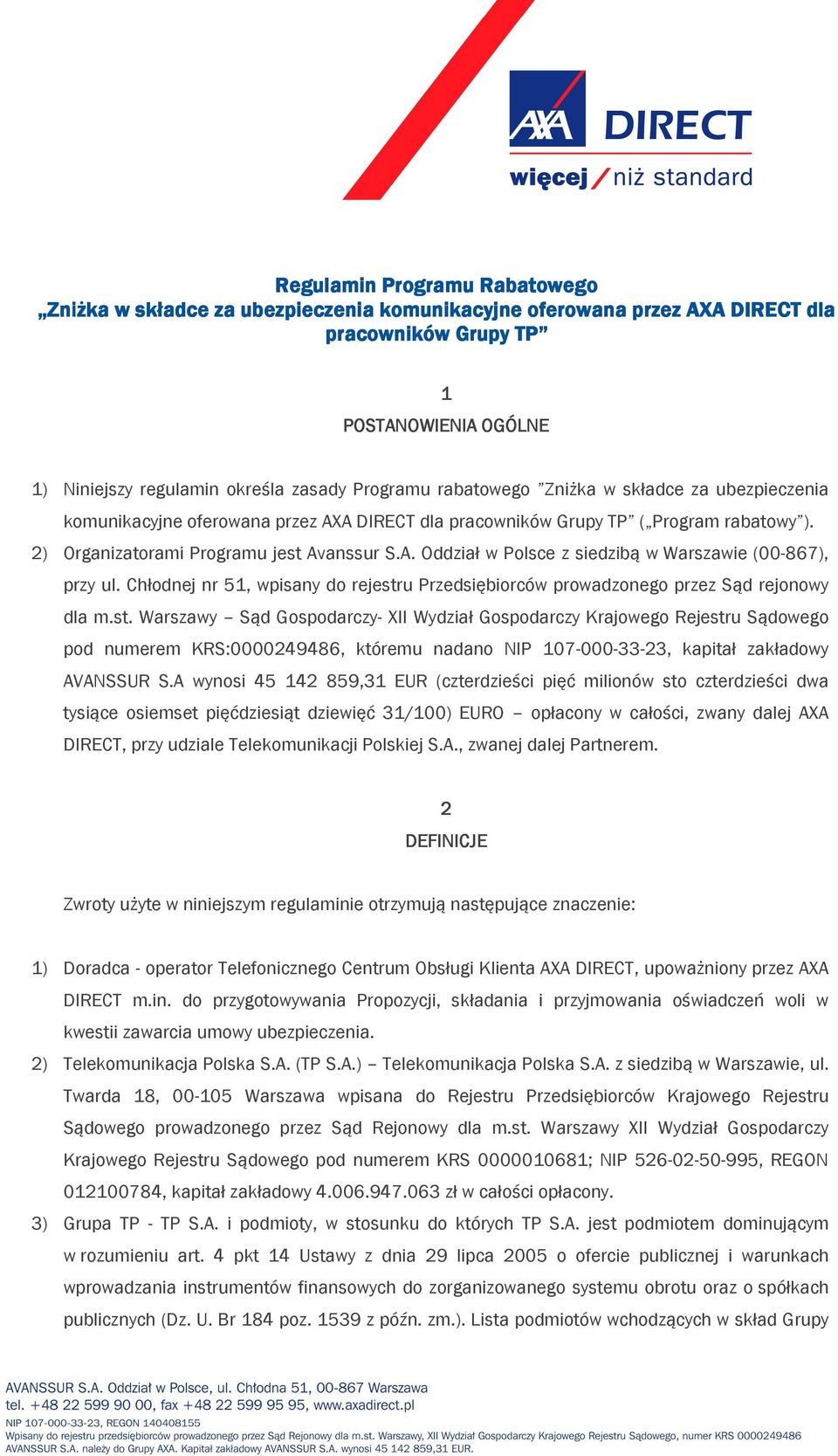 Chłodnej nr 51, wpisany do rejestr