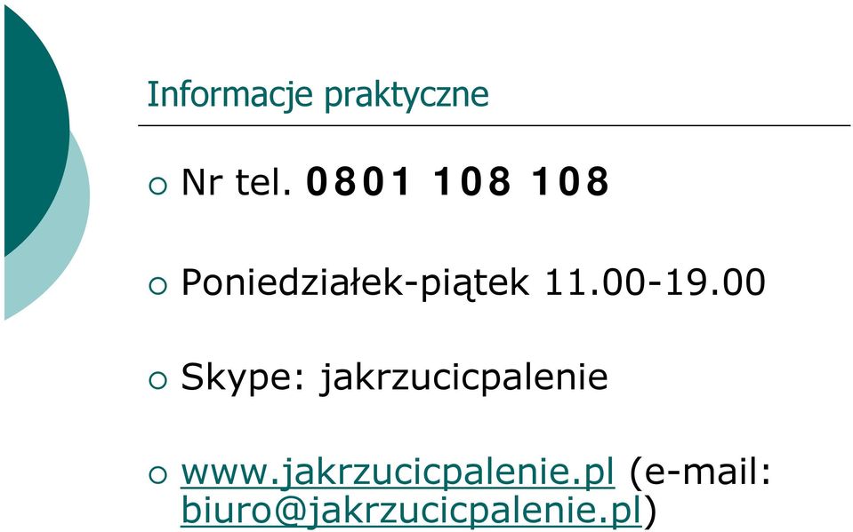 00-19.00 Skype: jakrzucicpalenie www.