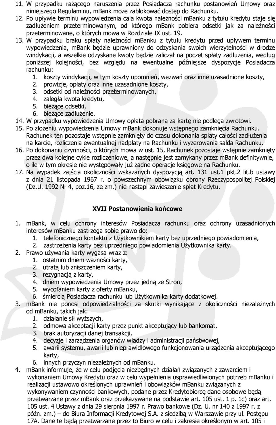 mowa w Rozdziale IX ust. 19. 13.