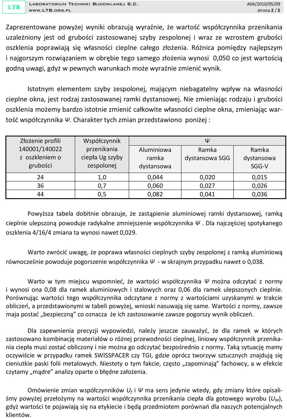 poprawiają się własności cieplne całego złożenia.