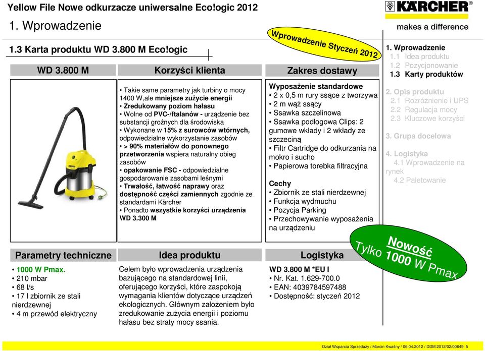 dla środowiska Wykonane w 15% z surowców wtórnych, odpowiedzialne wykorzystanie zasobów > 90% materiałów do ponownego przetworzenia wspiera naturalny obieg zasobów opakowanie FSC - odpowiedzialne