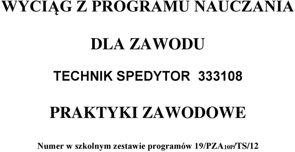 RAKTYKI ZAWOOWE Numer w