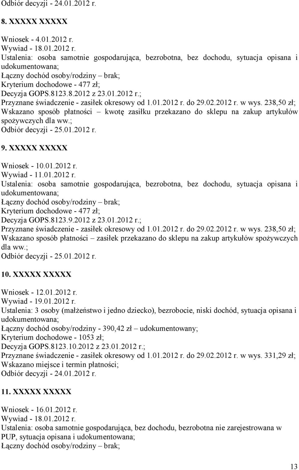 Wywiad - 18.01.2012 r.