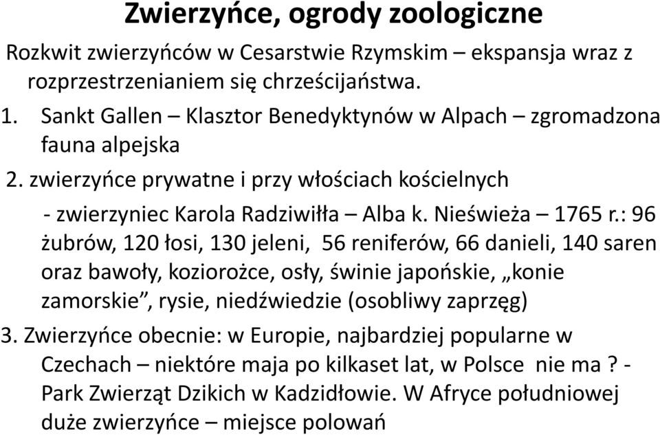 Nieświeża 1765 r.