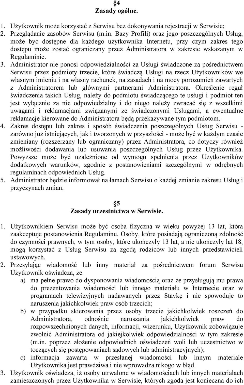 Regulaminie. 3.