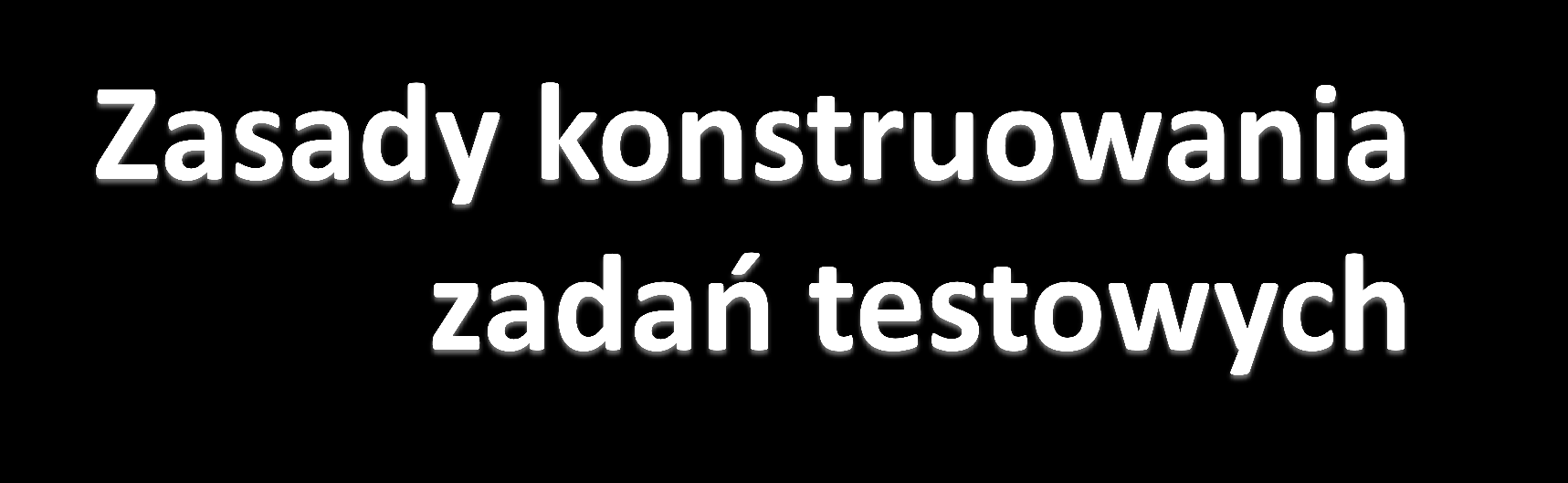 Rodzaje i typy zadań zamkniętych i