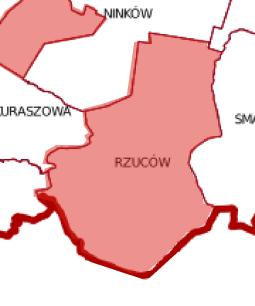 Diagnoza do sporządzenia "Gminnego Programu Rewitalizacji Gminy Borkowice na lata 2016-2026" - delimitacja obszaru zdegradowanego i obszaru rewitalizacji Rysunek 4.