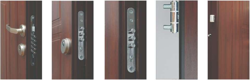 drzwi antywłamaniowe, wejściowe, zewnętrzne i wewnątrzlokalowe DRZWI PANELOWE Drzwi panelowe produkowane są w Polsce w klasie 3 i 4 antywłamaniowości zgodnie z normą PN-ENV 1627-2006/U/.