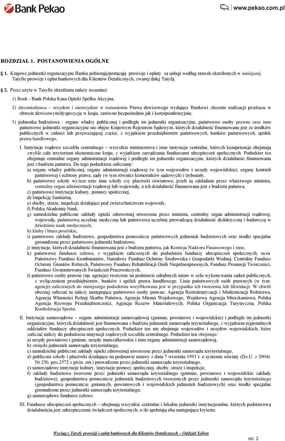 Taryfą. 2.