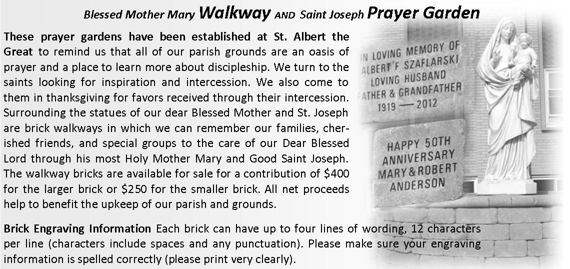 FOR MORE INFORMATION, PLEASE CONTACT THE PARISH OFFICE 708-423-0321. THANK YOU VERY MUCH: Mrs. Marie Shipman, all who helped to prepare and sell the cream pies, and all parishioners who bought them.