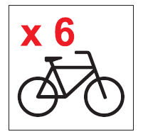 Piktogramy Miejsce do przewozu roweru