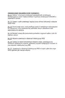 Zatwierdzony Statut MSSI (Approved MSSI Charter) Zobowiązania
