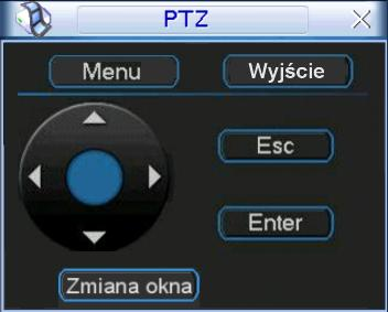 Obsługa rejestratora 6.9.12 Uruchomienie automatycznego obrotu Auto-Pan Aby aktywować automatyczne obracanie kamery, przejdź do okna wyboru (rys. 6-24) i kliknij przycisk Auto-Pan.