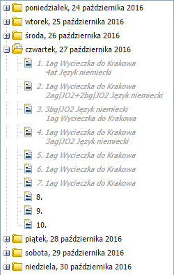 biblioteczne, wycieczki)? 7/11 Dzięki temu w planach innych nauczycieli nie pojawią się lekcje z oddziałem.