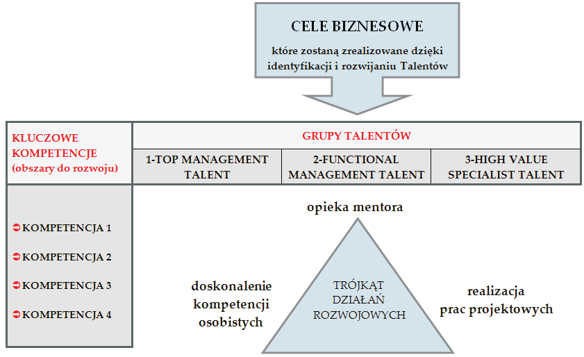 Rozwi¹zania systemowe > metodologia - wybrane zagadnienia ZARZ DZANIE TALENTAMI Po dokonaniu oceny pracownika na skali 1-5 przy u yciu sprecyzowanych adekwatnie dla danego stanowiska kryteriów