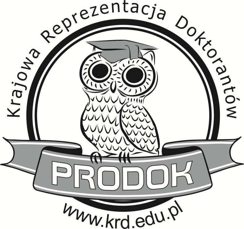 Konkurs na Najbardziej Pro-doktorancką Uczelnię w Polsce PRODOK organizowany przez Krajową Reprezentację Doktorantów Ilekroć we wniosku mowa jest o jednostkach Uczelni należy przez to rozumieć