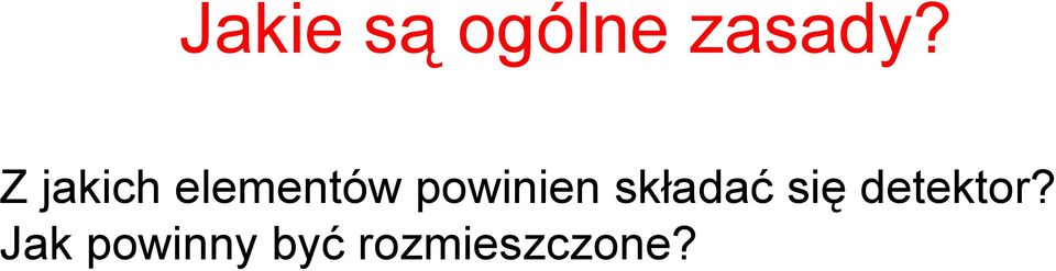 powinien składać się