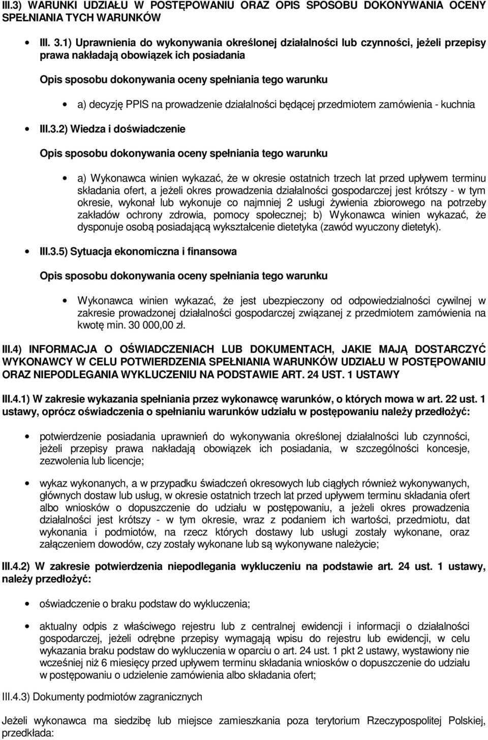 zamówienia - kuchnia III.3.