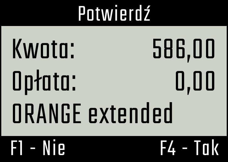 .2.6.2 Wpłata z wykorzystaniem numeru telefonu i konta klienta. Aby zrealizować transakcje należy wpisać 9 cyfrowy numer telefonu MSISDN oraz numer konta klienta Orange lub numer faktury.