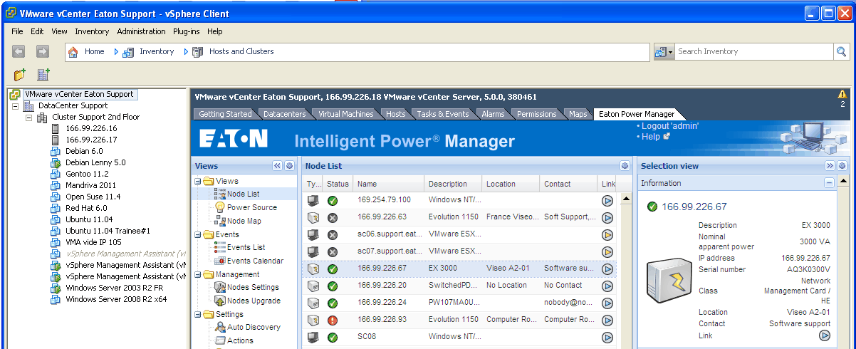 IPM Plug-in do konsoli VMware vcenter Monitorowanie i