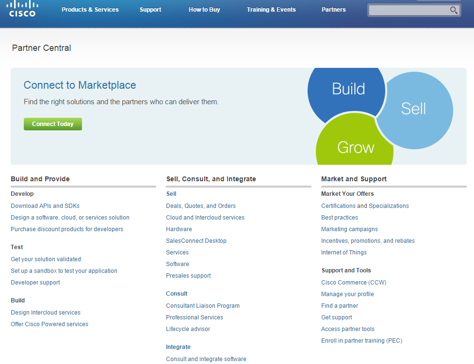 Partner Central www.cisco.