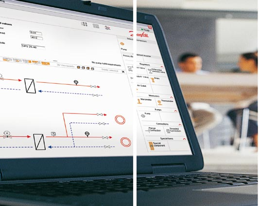 Poszukiwanie najlepszego rozwiązania KONSTRUKCJA - kluczem do łatwej obsługi węzła cieplnego Projektowanie węzła cieplnego PKL oparte jest na modelowaniu w technice 3D.