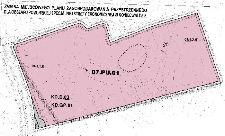 Preferowany sposób zagospodarowania: tereny funkcji przemysłowych i usługowych.