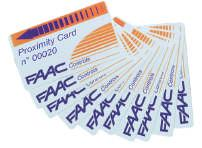 Karty zbliżeniowe pasywne Karty w standarcie ISO, częstotliwość 125 khz, komunikują się z czytnikami zainstalowanymi w urządzeniach system FAAC ParkLite.