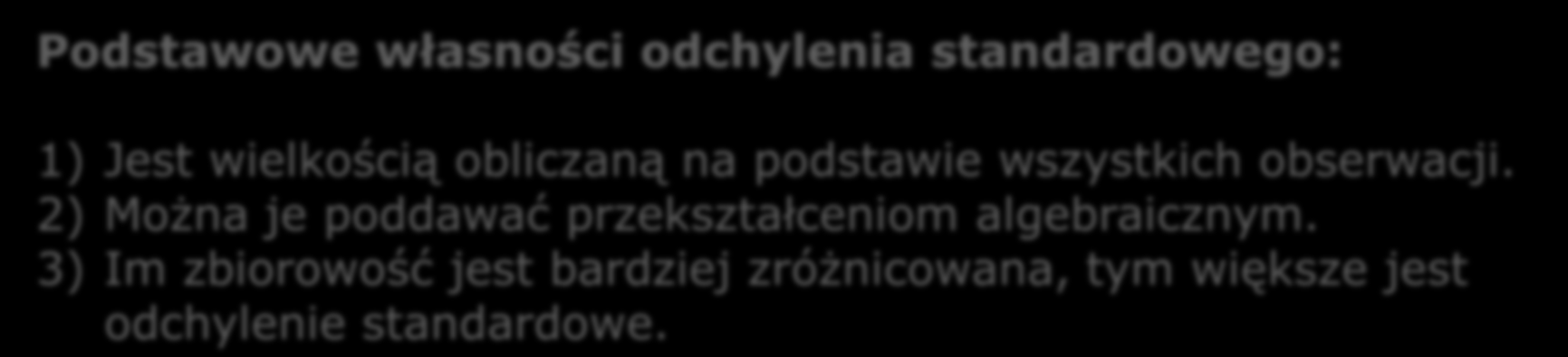 Odchylee stadardowe perwastek kwadratowy z waracj.