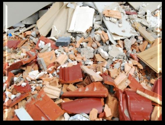 Odpady lekkie Odpady ciężkie Odpady z sektora budowlanego kartony folie płyty gipsowe wełna mineralna