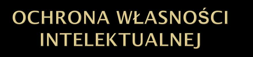 Prawo i ochrona w technice Rok akademicki: 2015/16