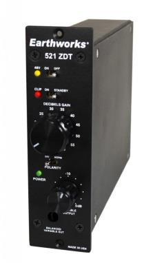 Seria ZDT (Zero Distortion Technology Preamps) 521 Preamp mikrofonowy format 500 1021 Preamp mikrofonowy half-rack 7640 1022 2 kanałowy preamp mikrofonowy 11360 1024 4 kanałowy preamp mikrofonowy