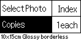 Proof Sign-off: DBASE.fm R 4. Sprawdź, czy dla ustawienia Copies (Liczba kopii) wybrano jest pozycja Po 1. 5. Naciśnij przycisk Print (Drukuj), aby wydrukować indeks fotografii.