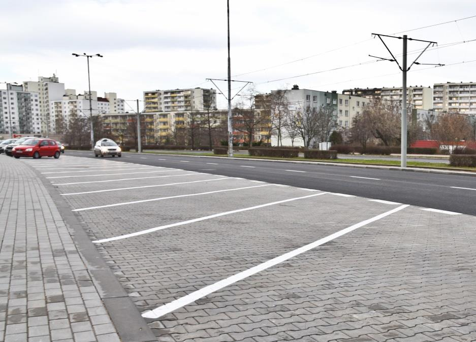 BIELAWY - GRĘBOCIN MZD Drogi lokalne CHODNIKI I PARKINGI Budowa parkingu łącznik ul. Szczecińskiej i ul.