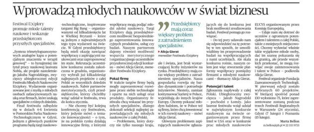 Efekty RE(x)y w mediach Prasa TYTUŁ ILOŚĆ PUBLIKACJI ZASIĘG, NAKŁAD EKWIWALENT REKLAMY 2 Ogólnopolski (Biznes) 9 000 egz. 4 900,00 Ogólnopolski (Informacja) 400 000 egz.