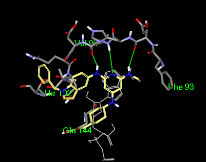 Sprawdzanie hipotez wiązania ligandów Inhibitor