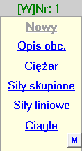 Ponieważ potrzebne są wartości przy krawędzi słupa, a programy ABC obliczają siły wewnętrzne w środku ciężkości elementu warto opcją Przesuń węzły z menu Węzły tak zmodyfikować siatkę, aby środki
