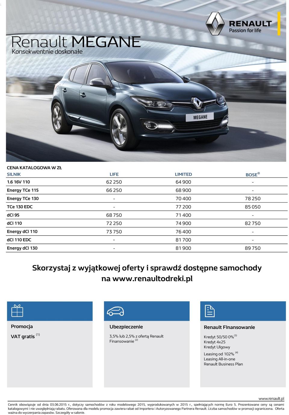 dci 130-81 900 89 750 Skorzystaj z wyjątkowej oferty i sprawdź dostępne samochody na www.renaultodreki.