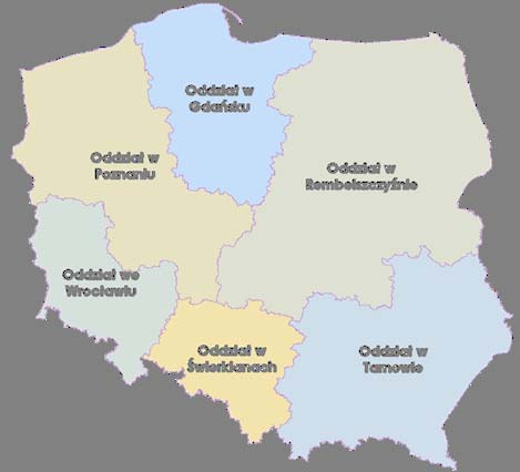 GAZ SYSTEM S.A. OBECNIE Sieć przesyłowa eksploatowana przez GAZ-SYSTEM S.A. 9 900 km gazociągów przesyłowych (stan na 01.01.2008 r.