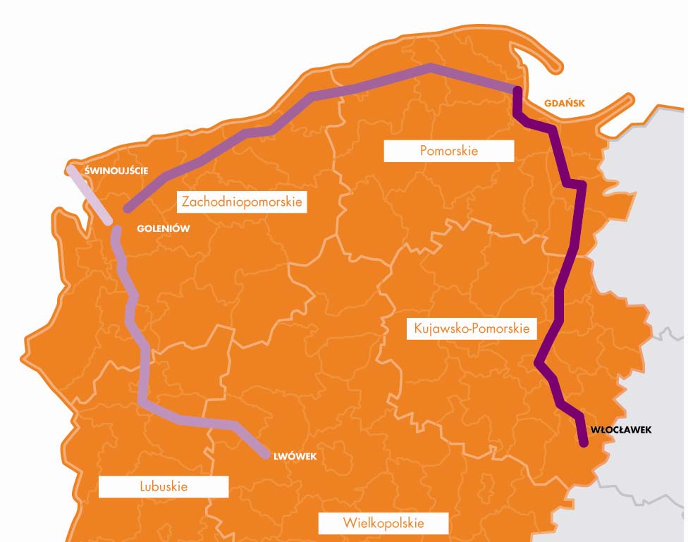 PLANOWANE INWESTYCJE W POLSCE PÓŁNOCNO-ZACHODNIEJ Tłocznia gazu w Goleniowie Gazociąg