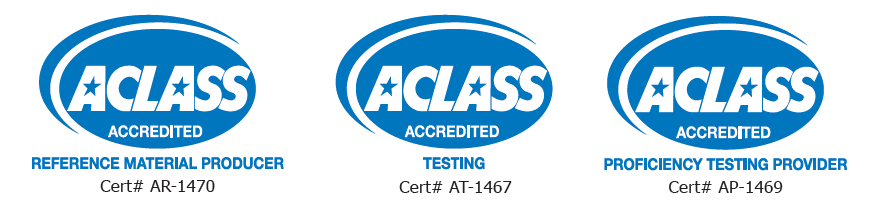 Produced Produced in in double double accredited accredited laboratory laboratory