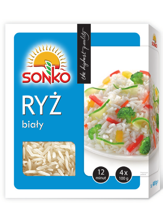 Sobota 10 XII 1,64 3,29 Ryż biały 4x100g/1 opak.