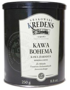 Niedziela 11 XII 21,00 Kawa Bohema ziarnista KRAKOWSKI KREDENS 250g/1 opak.